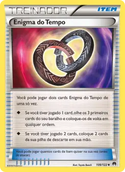 Enigma do Tempo – Carta Pokémon TCG
