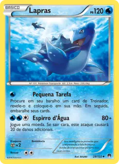 Lapras – Carta Pokémon TCG