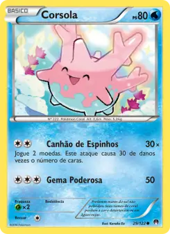 Corsola – Carta Pokémon TCG