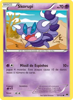 Skorupi – Carta Pokémon TCG