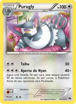 Purugly – Carta Pokémon TCG