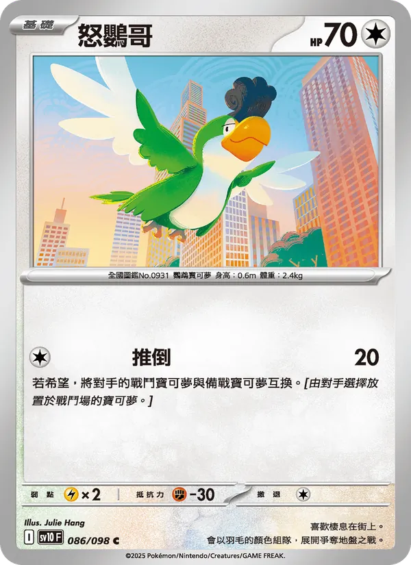 怒鸚哥