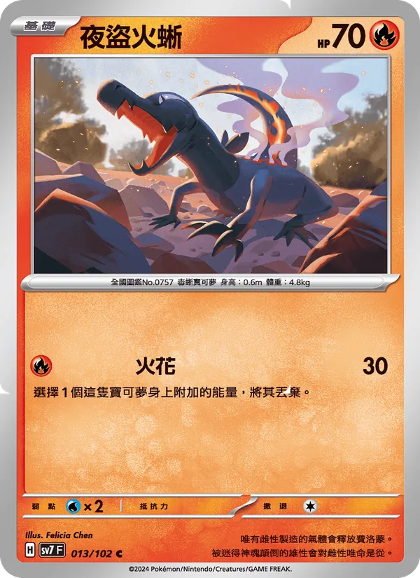 夜盜火蜥