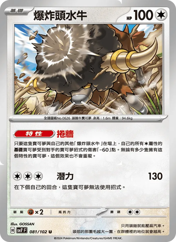 爆炸頭水牛