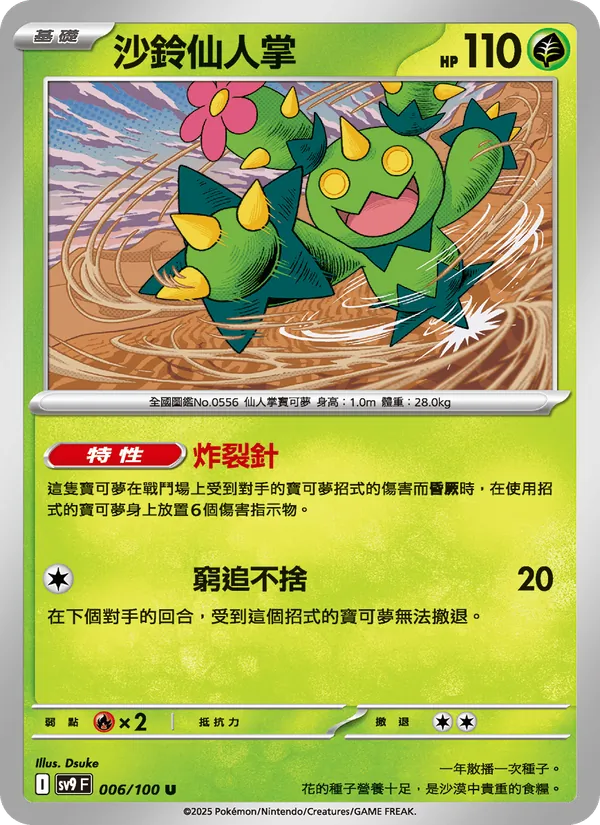 沙鈴仙人掌