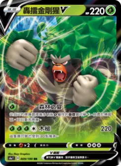 轟擂金剛猩V 009 Pokemon TCG Card